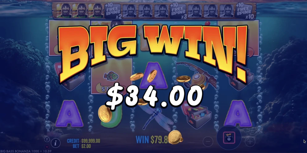 Big Bass Bonanza 1000 gameplay